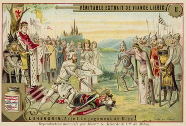 Szene aus Richard Wagners Oper Lohengrin